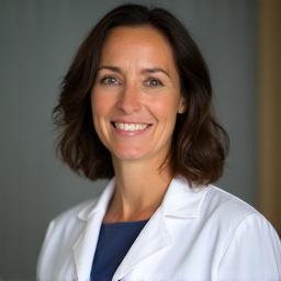 Portrait of Dr. Eleanor Vance, Head Veterinarian.